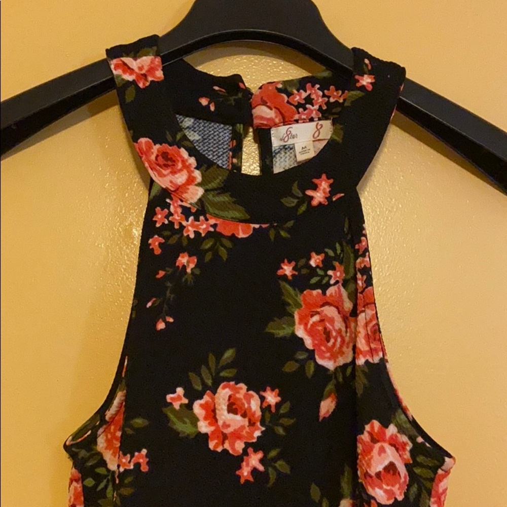 🚫SOLD🚫Black floral dress - Picture 3 of 4